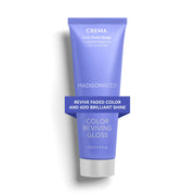 Madison Reed Crema front tube showing product branding and compact packaging for easy use