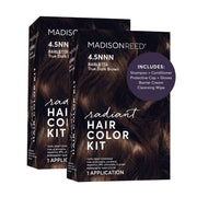 Madison Reed front packaging for 4.5NNN darkest brown shows product and shade