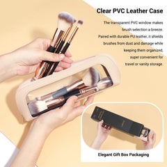 MAGEFY arranged eye brushes for precise blending and eye definition