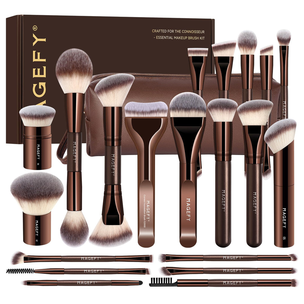 MAGEFY front packaging showing the full 20-piece set and case for easy storage