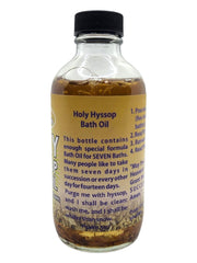 MAGICK SPACE close-up of hyssop leaves in oil highlighting authentic botanicals
