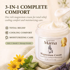 Magsume Mama applied to calf after workout demonstrating targeted muscle relief and easy massage