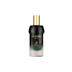 Maison Alhambra Glacier Bold notes arrangement showing pear, bergamot, vanilla and vetiver blend benefit
