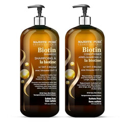 Majestic Pure shampoo pump dispensing gentle lather for easy cleansing