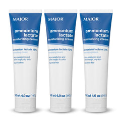 MAJOR front view of three 4.9 oz tubes showing packaging and brand benefit