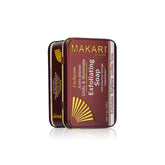 MAKARI front packaging showing brightening bar and benefits