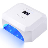 Makartt front view of Aurora lamp showing compact design and rapid curing benefit