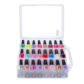 Makartt front view clear organizer showing tidy polish display