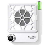 Makartt front view of compact dust collector showing intake and neat design for clean workspace