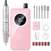Makartt pink drill front view showing compact design and portability