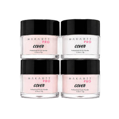 MakarttPro four jars front view showing neat compact nude set benefits versatility