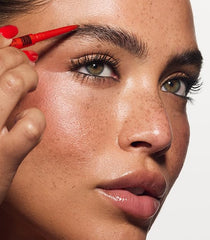 MAKE nano eyebrow pencil tip close-up showing ultra-fine precision for hair-like strokes