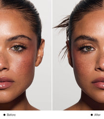 MAKE nano eyebrow pencil spoolie detail for blending and natural finish benefit