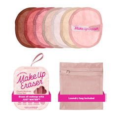 MakeUp Eraser front packaging showing seven cheeky neutrals, convenient set