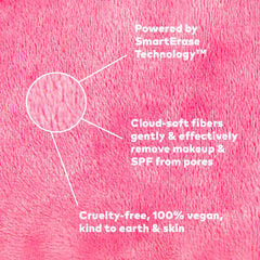 MakeUp Eraser removing waterproof mascara showing effective eye makeup removal