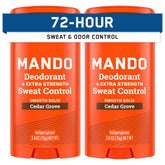 Mando Cedar Grove front packaging showing 2-pack benefit