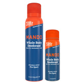 Mando front packaging showing Pro Sport scent and size benefits