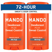 Mando pack front showing Mt Fuji scent and two sticks for reliable protection