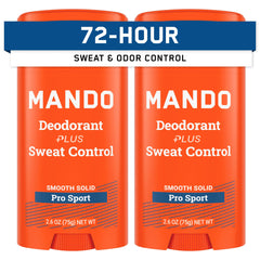 Mando Pro Sport front packaging showing 2-pack and clinical protection benefit