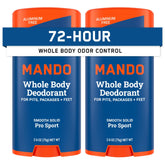 Mando front packaging showing Pro Sport stick and clear branding for easy selection