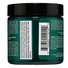 MANIC PANIC green envy texture close-up highlighting creamy formula and even coverage benefit