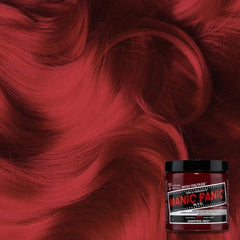 MANIC PANIC Vampire Red creamy texture close-up showing easy application benefit