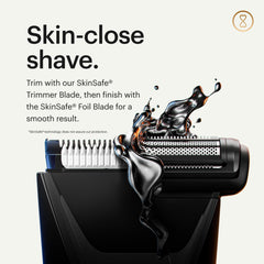 MANSCAPED adjustable combs spread out showing length options and precise control