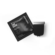 MANSCAPED front view of replacement blade module showing clean snap-in fit and convenience