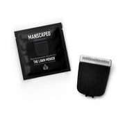 MANSCAPED front packaging showing ceramic cartridge for quick replacement and hygiene