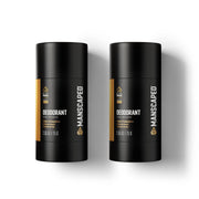 MANSCAPED front packaging showing two-pack and clean design benefit freshness