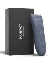 MANSPOT front packaging showing trimmer and benefits