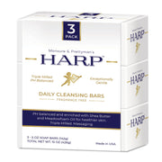 Mansure & Prettyman's HARP front packaging showing fragrance free benefits