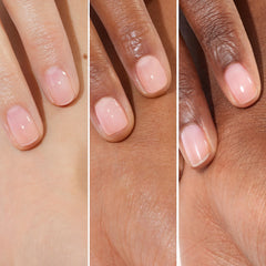 Manucurist on manicured hands in natural light for everyday polished look