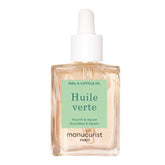 Manucurist Green Oil front bottle shot showing sleek packaging and hydration benefits