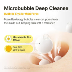 ma:nyo foam dispensed on hand demonstrating easy lather and gentle feel
