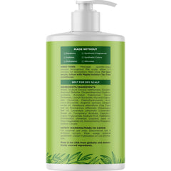 Maple Holistics pouring shampoo into hand to show lightweight cleansing action