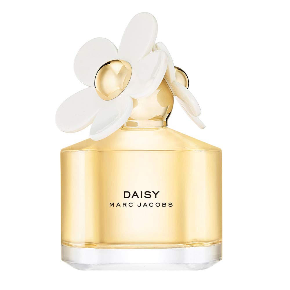 Marc Jacobs Daisy front bottle view showing signature daisies and fresh look