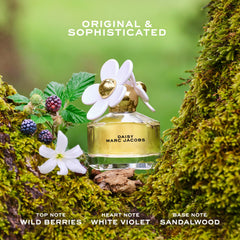 Marc Jacobs Eau So Fresh bottle top with floral cap suggesting playful, bright scent