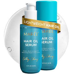MAREE front packaging showing two bottles and benefits