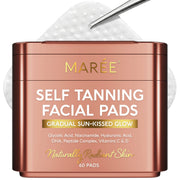 MAREE front packaging showing travel tan pads and benefits