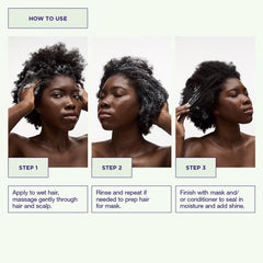 Maria Nila shampoo foam texture highlighting gentle lather and cleansing