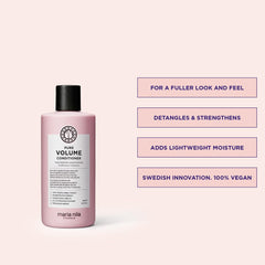 Maria Nila back label with ingredients list and vegan certification visible