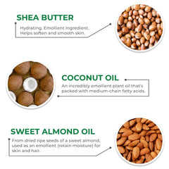 Mario Badescu label and ingredient list focused on coconut oil, shea and vitamin E benefits