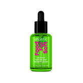 Matrix bottle front showing product and quick benefit