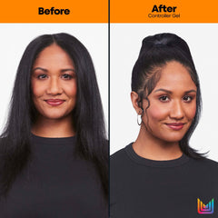 Matrix in use on damp hair demonstrates smooth application and controlled shaping