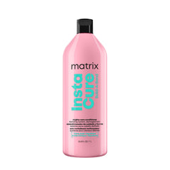Matrix Instacure front bottle showing brand and repair benefits for stronger hair