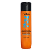 MATRIX front bottle view showing product and sleek finish benefit