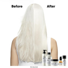 MATRIX L'Oréal Professionnel creamy texture dispensed, showing easy application