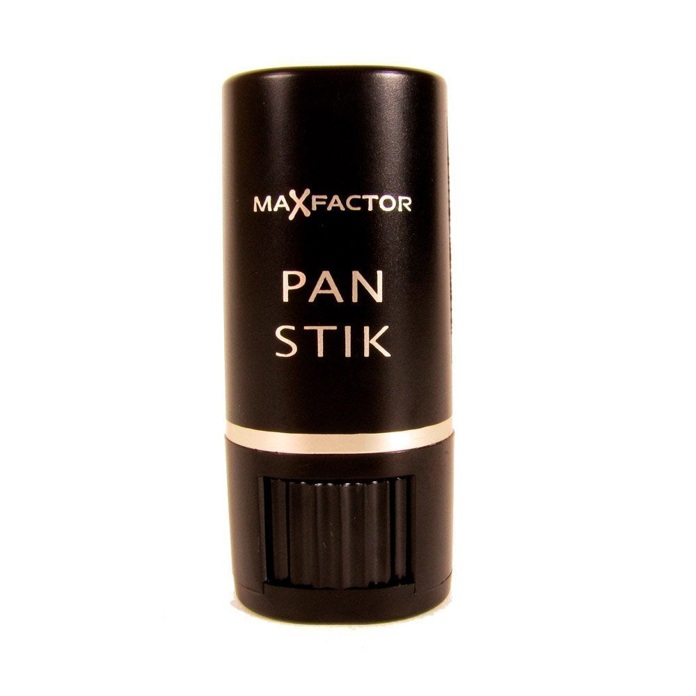 Max Factor Panstik front packaging showing shade and easy-apply brush for quick coverage