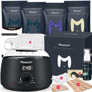 Maxpearl front packaging showing complete digital waxing kit and convenience